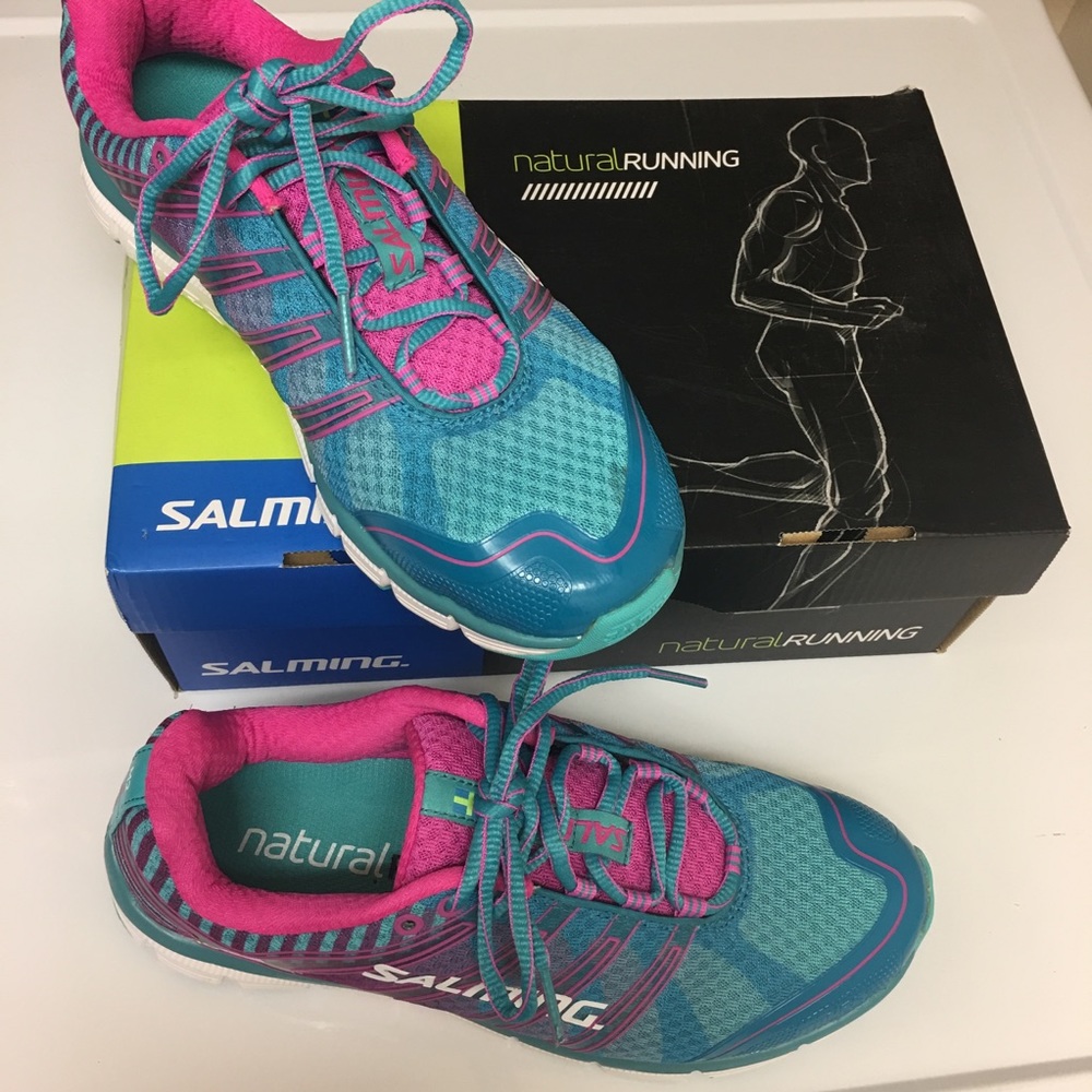 SALMING Miles Exo-Skeleton Size 9 Running Shoe New